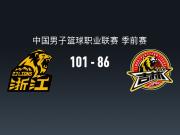 CBA战报：广厦101-86吉林，兰德里-诺科18+11+6