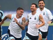The team's official sources revealed Argentina's starting lineup: Messi leads, followed by De Paul, Gonzalez, and Montiel.