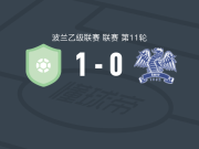 威亚斯威德尼克1-0什切青黎明，Kacper Wełniak一锤定音