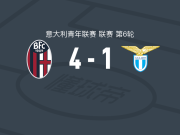 博洛尼亚U19 4-1大胜拉齐奥U19