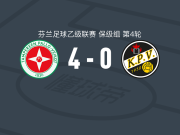 TPV谭柏利4-0大胜KPV科高拉