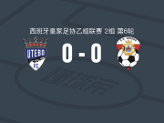 乌特伯0-0阿内多，场面火爆，阿内多4人染黄