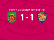 北京城建女足1-1上海盛丽女足，方洁打破僵局，阿达马-孔戈扳平