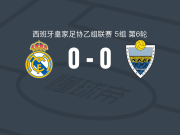 皇家马德里C队0-0托德西拉斯竞技，双方破门乏术