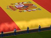 The Catalans, half-heartedly cheering for Spain.