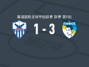 帕福斯3-1逆转阿诺索西斯，莱莱梅开二度，扎格破门