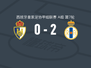 皇家阿维勒斯2-0蓬费拉迪纳，阿尔瓦罗-圣马里亚破门，胡利安-马伊卡斯锦上添花