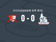 阿比亚勇士0-0河流联，双方鏖战90分钟未分胜负