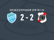 奥罗拉2-2波托西国民，阿兰-特拉萨斯破门，罗德里戈-拉马略扳平