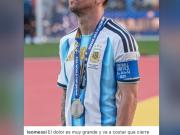 Di Maria paid tribute to Messi on social media: You are the greatest of all time, an eternal presence.