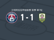 哈萨正义1-1安瓦尔SA，沙姆塞丁-德拉吉破僵，穆瓦拉德扳平
