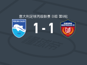 佩斯卡拉1-1蒙特切利奥1937，帕里吉打破僵局，博尔吉尼扳平比分