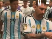 Before the final and during halftime, Messi and Martin gave each other a pep talk, encouraging the team to show their fighting spirit.