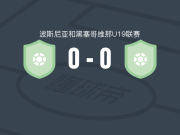 莫斯塔尔U19 0-0NK施拉克U19，秋色平分