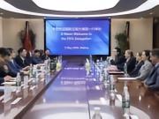 国际足联女足代表团来华考察并与中国足协、中足联在京举行会谈