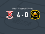克莱德班克4-0大胜邓巴顿，多切蒂建功，N. McLaughlin破门