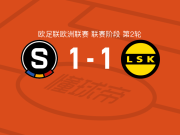 布拉格斯巴达1-1利勒斯特罗姆，阿尔科塞尔破门，托马斯-奥尔森救主
