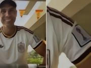 Football equipment media: Nadal was interviewed wearing a counterfeit Adidas jersey, even though he is a Nike sponsored player.