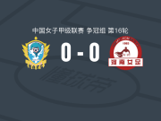 福建泉州南安女足0-0河南女足，势均力敌