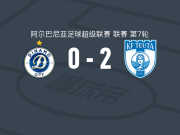 图达都拉斯2-0迪纳摩城，佩德罗-阿尔维斯破门，Ergis Arifi锦上添花