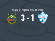 维也纳快速3-1哈特贝格，彼得-达尔双响，霍恩建功
