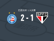 巴伊亚女足2-1圣保罗女足，伊莎贝拉-费尔南德斯、安赫拉-戈麦斯建功