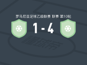 CS布加勒斯特迪纳摩4-1大胜林达伯史特范斯提，乔治-列亚察破门，彼得-马皮亚建功