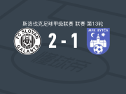 加兰塔2-1逆转MFK巴耶卡，南塔卡-班格斯、米哈尔-采胡拉破门