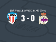 卢戈3-0大胜拉科鲁尼亚B队取西协甲6连胜，佩雷-阿罗建功，阿兰-戈多伊破门