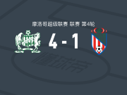 DHJ哈斯沙尼亚4-1大胜特托安，阿卜杜拉-法拉赫、莫斯塔基姆破门