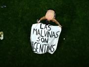Falkland Islands athletes speak on the Argentina banner incident: Sports and politics should not be mixed up.