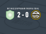 乌斯切2-0克鲁舍瓦茨特拉亚尔，斯塔诺耶维奇独中两元