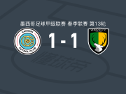 坎昆1-1维纳多斯，海尔-科尔特斯破门，洛拉扳平比分