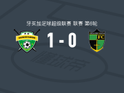 查珀尔顿1-0瑰宝海滩，Robino Gordon制胜球
