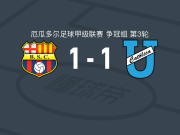 巴塞罗那SC1-1基多天主教大学，隆多尼奥首开记录，埃里克-门多萨救主
