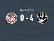 哈卡4-0大胜EPS埃斯波，卡尔松、阿里-阿布巴卡尔破门