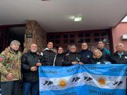 Argentine media: Scaloni met with Falklands War veterans after returning home.