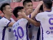 半场：津门虎1-0海牛，孙铭谦人球分过后助攻谢蒂内破门
