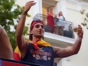 RMC: Ferrand wears a hat that reads "Make Spain Great Again," which Trump says is a tribute.