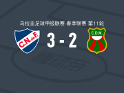 乌拉圭民族3-2马尔多纳多体育取乌拉甲5连胜，卡尔沃双响，博希奥破门