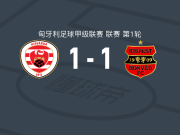 瓦尔达1-1布达佩斯捍卫者，赫尔茨首开记录，鲍基扳平比分