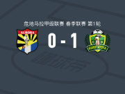 瓜斯塔托亚1-0奥罗拉，Javier Estrada制胜