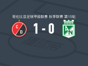 库库塔体育1-0国民竞技取哥伦甲4连胜