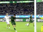半场：浙江1-0英博，王钰栋进球被吹后头球破门，程进助攻，