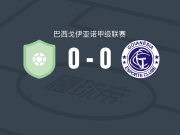 邦热苏斯0-0戈亚内斯亚，双方互有攻守