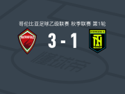 博亚卡爱国者3-1逆转帕尔米拉国际，Kevin Álvarez两球，坎帕尼亚破门