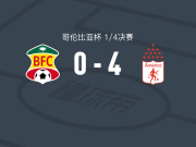 卡利美洲4-0大胜巴兰基亚，托马斯-安赫尔两球，埃德松-托尔托莱罗建功