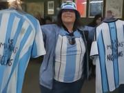 Media: An Argentine printing shop is printing "Falklands belong to Argentina" jerseys for fans free of charge.