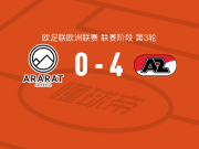 阿尔克马尔4-0大胜阿拉拉特亚美尼亚，韦斯利-帕塔蒂梅开二度
