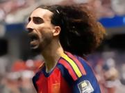 Cucurella: Penguin celebrations are very important to my wife and children right now.